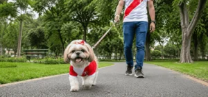 perro comiendo dieta barf en fiestas patrias